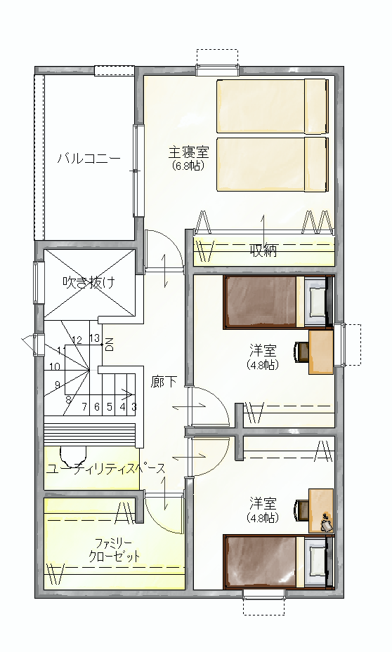 三角屋根｜理想通りのシンプル・ローコスト住宅