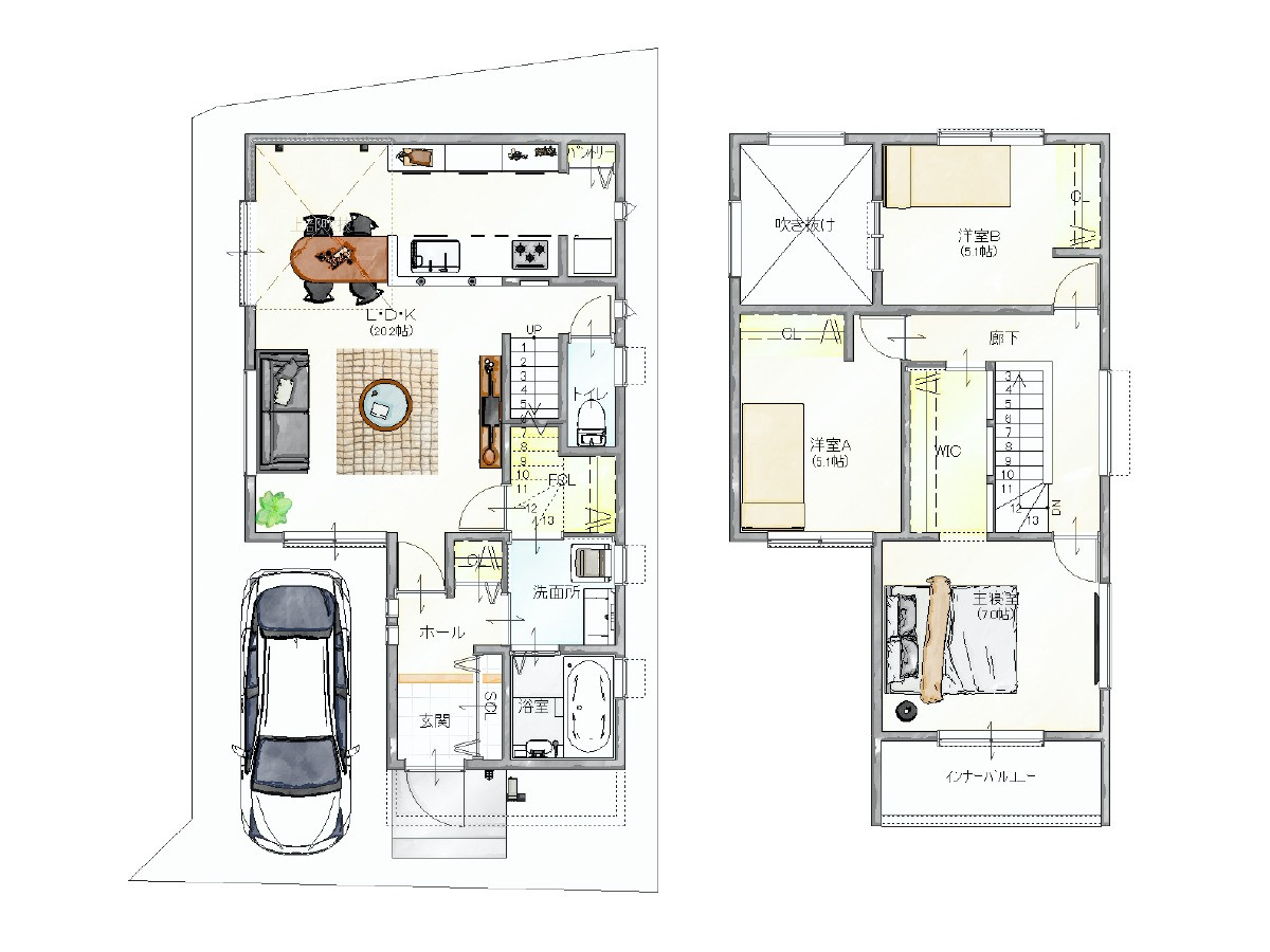 ツバキスタイル茄子作 ”ブラン”