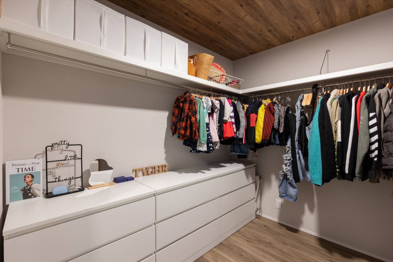 つながり方で変わる、ウォークインクローゼット👕