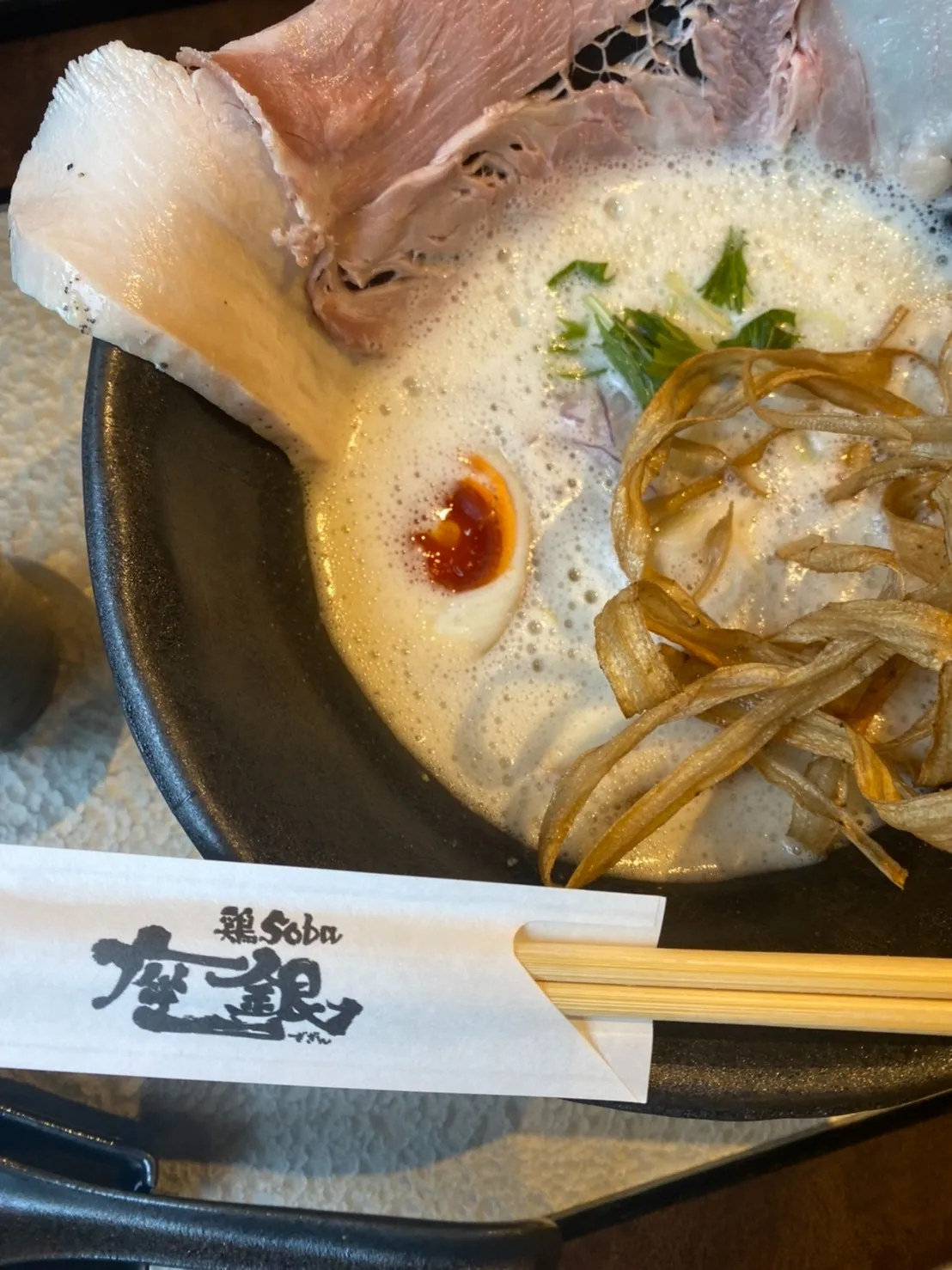 -　鶏soba　座銀　-