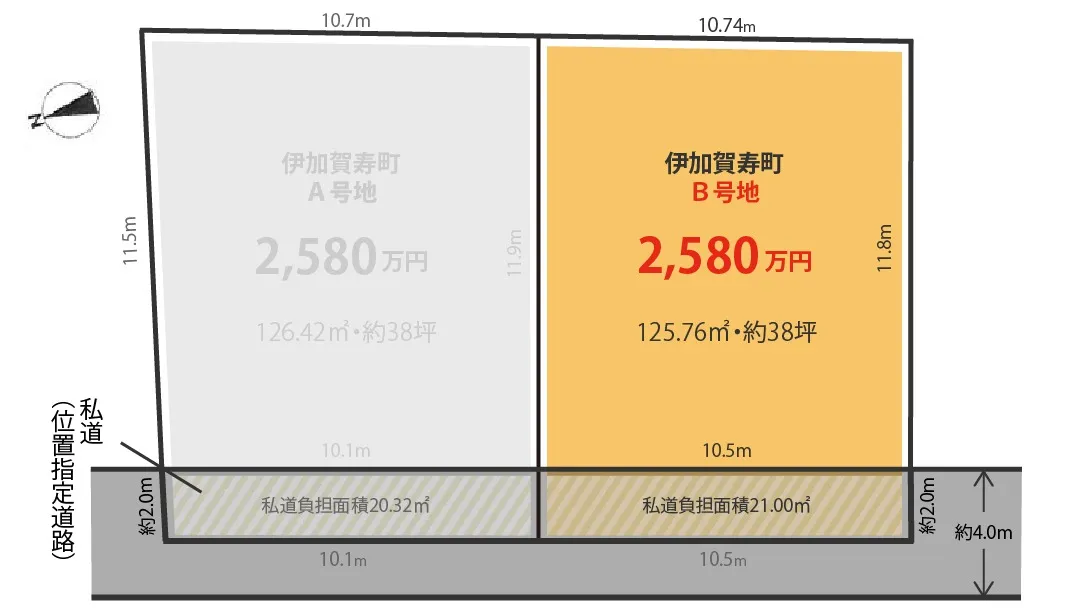 伊加賀寿町　B号地